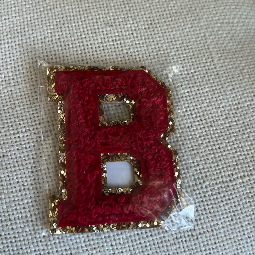 Stoney Clover Lane Varsity Glitter Ruby B